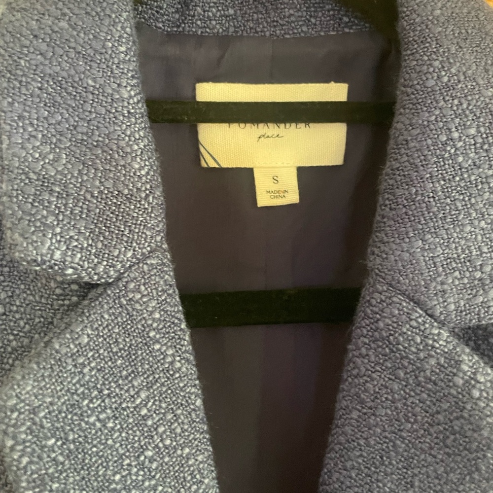 TUCKERNUCK POMANDER PLACE Navy Tweed Campbell Romper size Small S NWT - Picture 7 of 8